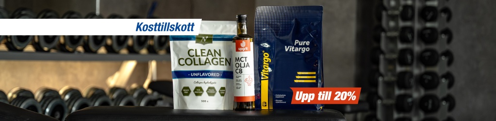 Upp till 20% p� kosttillskott